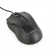 Rato ótico com fios para ambas as mãos Gembird MUS-3B-01 — USB Type-A, 1000 DPI, 3 botões, preto