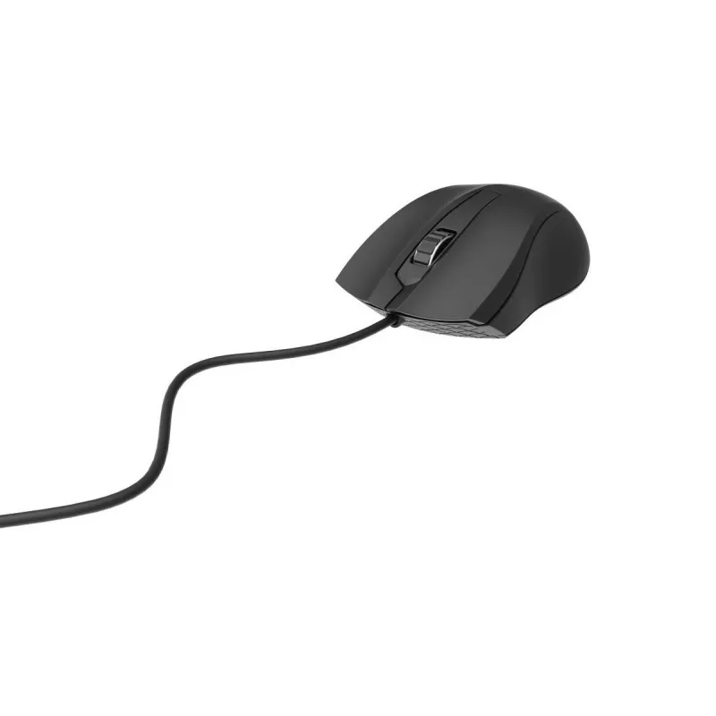 Rato ótico com fios para ambas as mãos Gembird MUS-3B-01 — USB Type-A, 1000 DPI, 3 botões, preto