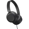 JVC Powerful Sound com fios on ear preto, com fios, 10 - 26000 Hz, chamadas/música, 140 g, headset, preto