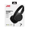 JVC Powerful Sound com fios on ear preto, com fios, 10 - 26000 Hz, chamadas/música, 140 g, headset, preto