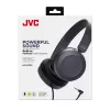 Headset JVC Powerful Sound com fios on ear azul