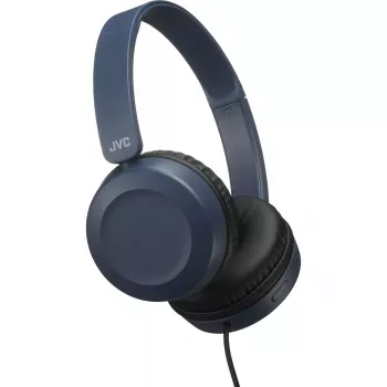 Headset JVC Powerful Sound com fios on ear azul