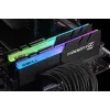 DIMM 16 GB DDR4-3600 (2x 8 GB) kit duplo, memória RAM preta, F4-3600C18D-16GTZRX, Trident Z RGB, INTEL XMP