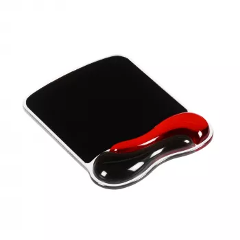 Apoio de pulso para rato Kensington Duo Gel – vermelho, preto, vermelho, cor única, gel, apoio de pulso