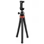 Tripé Hama „FlexPro“ para smartphone/action camera 3 pernas preto, vermelho