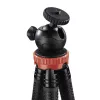 Tripé Hama „FlexPro“ para smartphone/action camera 3 pernas preto, vermelho