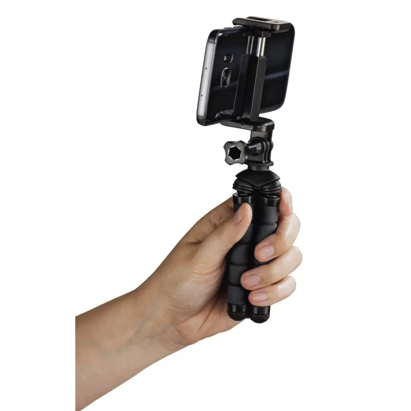 Tripé Hama Flex para smartphone/action camera 3 pernas preto, vermelho