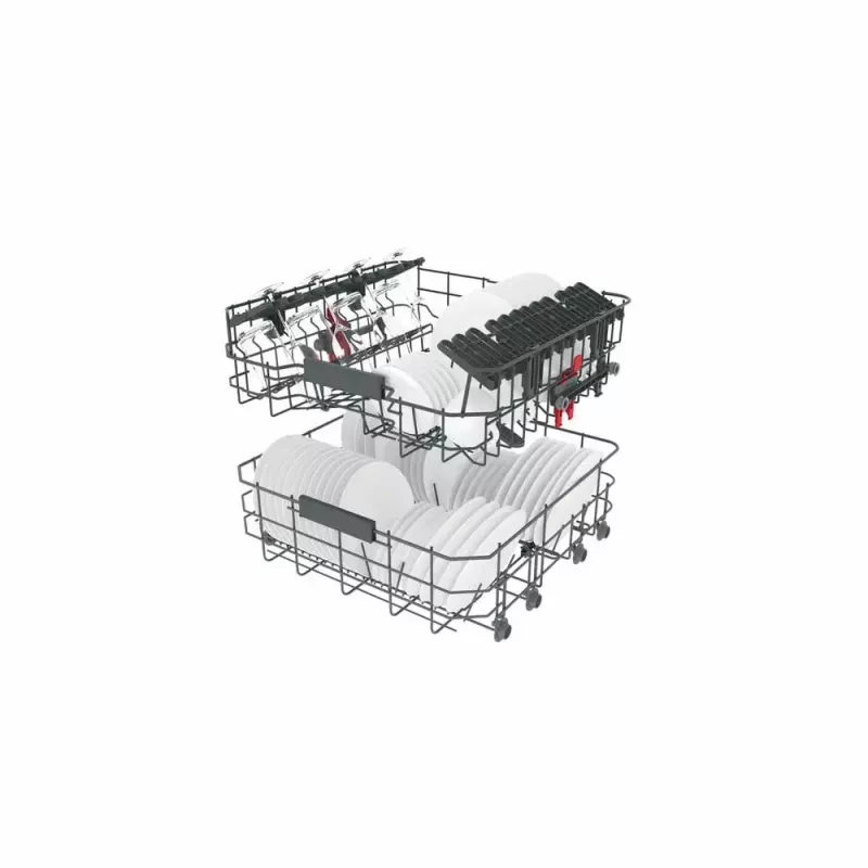 Máquina de lavar loiça semi-integrada WHIRLPOOL WIC 3C26 F — 60 cm, 14 conjuntos de louça, 46 dB, classe energética E
