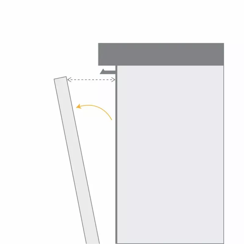 Máquina de lavar loiça semi-integrada WHIRLPOOL WIC 3C26 F — 60 cm, 14 conjuntos de louça, 46 dB, classe energética E