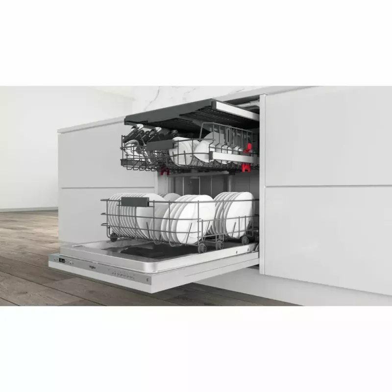 Máquina de lavar loiça semi-integrada WHIRLPOOL WIC 3C26 F — 60 cm, 14 conjuntos de louça, 46 dB, classe energética E