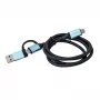 Cabo USB-C para USB-C com adaptador USB 3.0 integrado i-tec C31USBCACBL