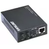 Conversor de media Fast Ethernet Intellinet, 10/100Base-Tx para 100Base-Fx (ST) multimodo, 2 km (1,24 milhas)