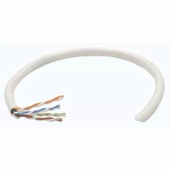Cabo de rede em rolo Cat6 Intellinet, 23 AWG, fio maciço, 305 m, cinzento, CCA, U/UTP, caixa