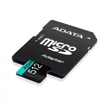 Memória flash ADATA 512GB MicroSDXC Class 10 Premier Pro