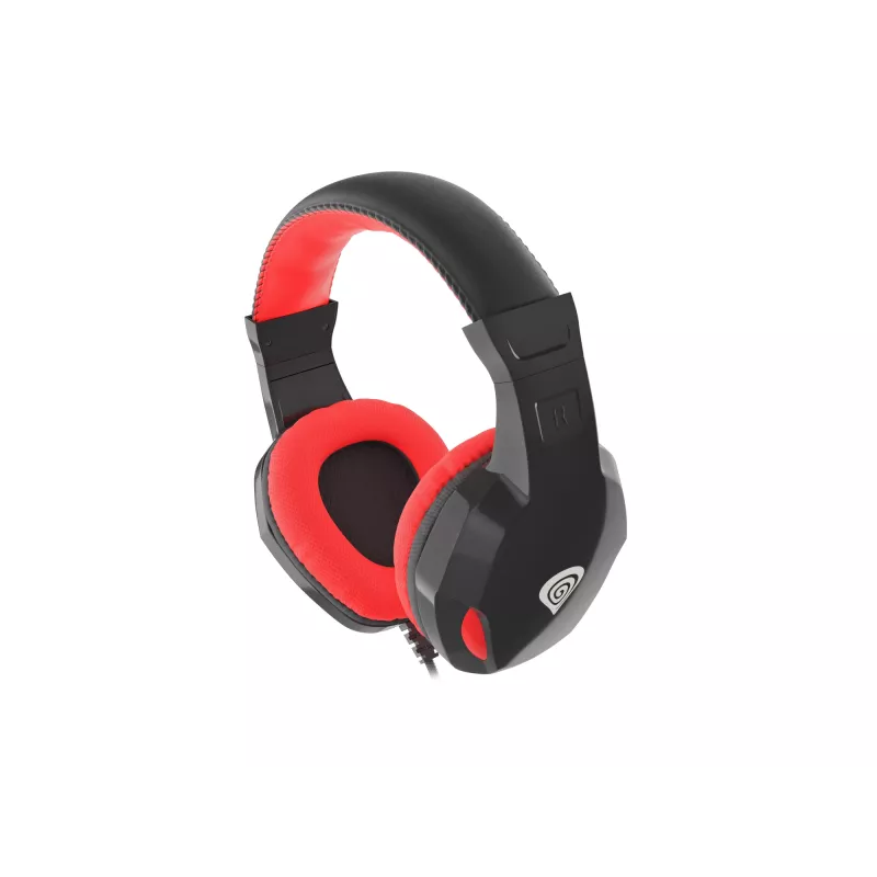 Headset GENESIS Argon 110 com fios head-band gaming preto, vermelho