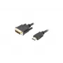 Adaptador de cabo de vídeo LANBERG HDMI Type-A (macho) para DVI-D (macho), 1,8 m, preto, resolução máx. 1920 x 1200