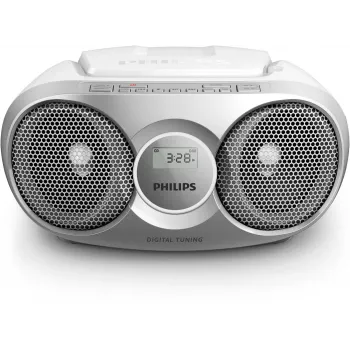 Sistema estéreo portátil Philips AZ215S/12 3 W FM prateado