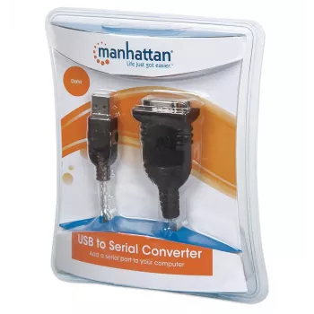 Cabo conversor USB-A para série Manhattan 205146