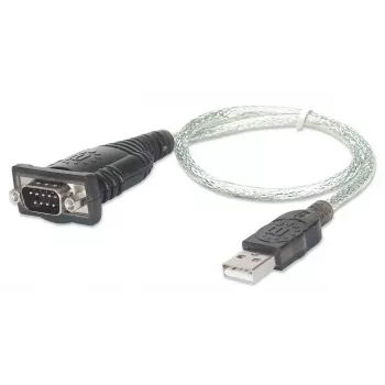 Cabo conversor USB-A para série Manhattan 205146