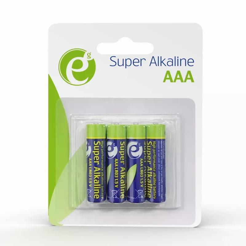 Pilha descartável Gembird ENERGENIE EG-BA-AAA4-01