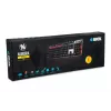 Teclado mecânico gaming com fios IBOX AURORA K-4 — QWERTY, 108 teclas, retroiluminação LED ajustável, à prova de água, USB, cabo 1,6 m
