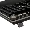 Teclado mecânico gaming com fios IBOX AURORA K-4 — QWERTY, 108 teclas, retroiluminação LED ajustável, à prova de água, USB, cabo 1,6 m