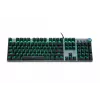 Teclado mecânico gaming com fios IBOX AURORA K-4 — QWERTY, 108 teclas, retroiluminação LED ajustável, à prova de água, USB, cabo 1,6 m
