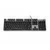 Teclado mecânico gaming com fios IBOX AURORA K-4 — QWERTY, 108 teclas, retroiluminação LED ajustável, à prova de água, USB, cabo 1,6 m