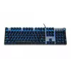 Teclado mecânico gaming com fios IBOX AURORA K-4 — QWERTY, 108 teclas, retroiluminação LED ajustável, à prova de água, USB, cabo 1,6 m