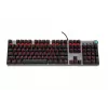 Teclado mecânico gaming com fios IBOX AURORA K-4 — QWERTY, 108 teclas, retroiluminação LED ajustável, à prova de água, USB, cabo 1,6 m