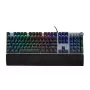 Teclado mecânico gaming com fios IBOX AURORA K-4 — QWERTY, 108 teclas, retroiluminação LED ajustável, à prova de água, USB, cabo 1,6 m