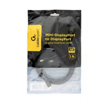 Cabo de interface digital GEMBIRD Mini DisplayPort para DisplayPort 2,0 m - Preto