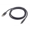 Cabo de carregamento e dados GEMBIRD USB-A 2.0 para Type-C 1 m