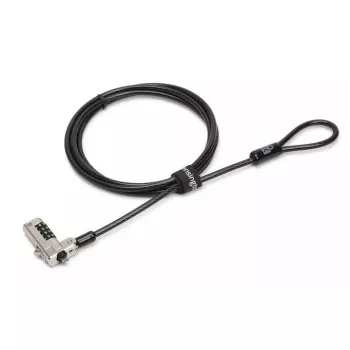 Cadeado de segurança Kensington N17 slim com combinação para ranhuras em cunha