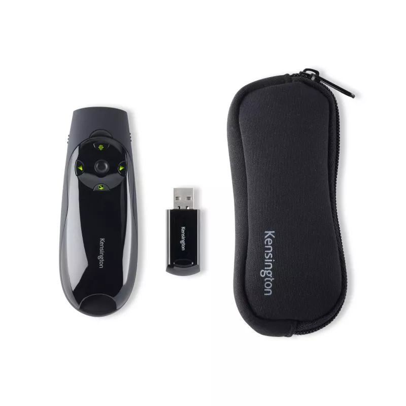 Apresentador Kensington Presenter Expert – controlo de cursor sem fios com laser verde