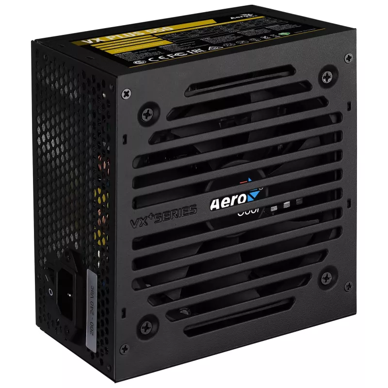 Fonte de alimentação Aerocool VX PLUS 650 650 W 20+4 Pin ATX ATX preto