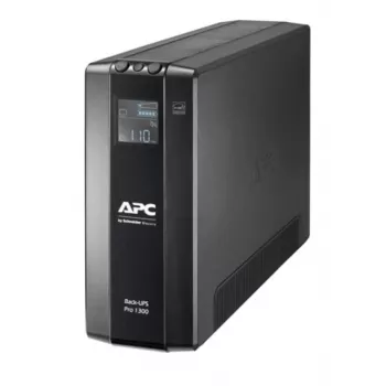 APC Back-UPS Pro, 1300VA/780W, torre, 230V, 8x tomadas IEC C13, AVR, LCD, bateria substituível pelo utilizador