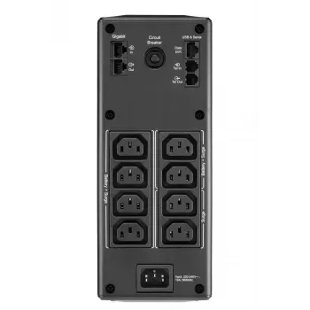 APC Back-UPS Pro, 1300VA/780W, torre, 230V, 8x tomadas IEC C13, AVR, LCD, bateria substituível pelo utilizador