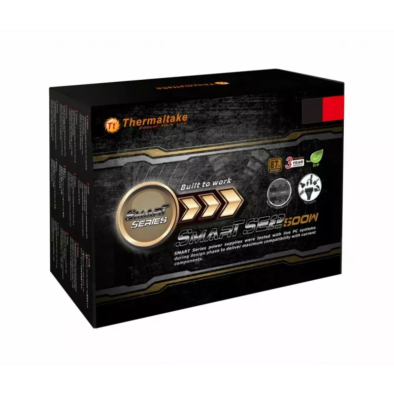Fonte de alimentação – Smart SE2 500W modular (aprox. 87% de eficiência, single rail)