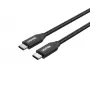 Cabo USB-C para USB-C Unitek C14059BK – 2 m, 5 A, 20 V, 480 Mbit/s, preto