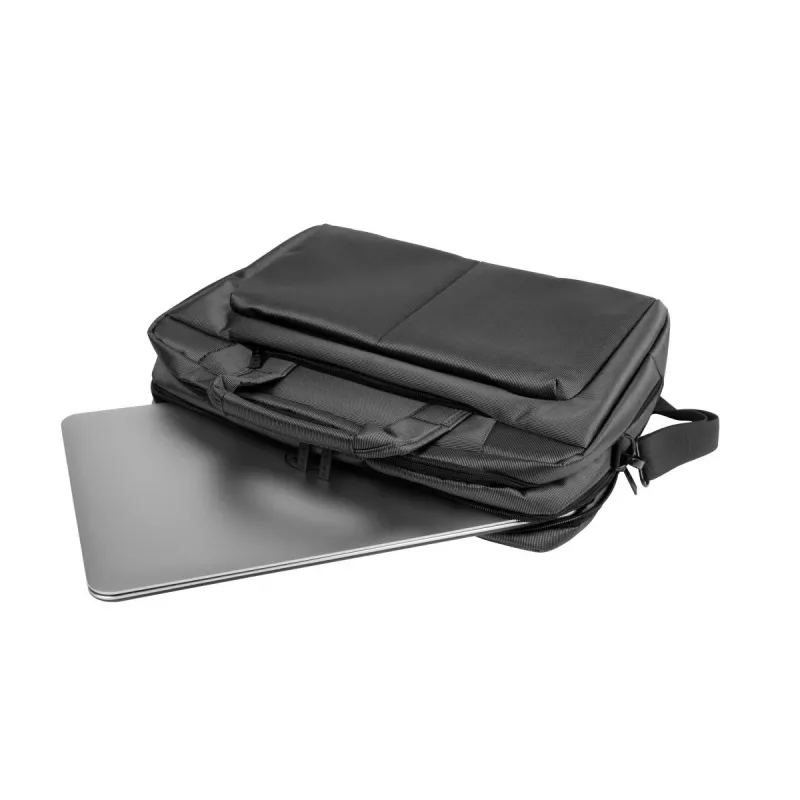 Natec Gazelle NTO-0809 mala para portátil 15,6–16 polegadas (39,6 cm), com alça de ombro, preta