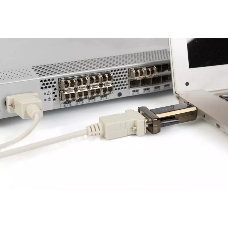 DIGITUS conversor USB 2.0 para série, DSUB 9M incl. cabo USB A 80cm
