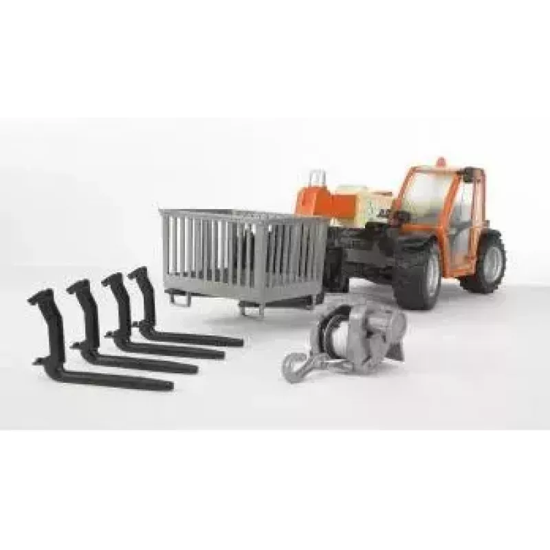 Brinquedo plataforma elevatória Bruder JLG 2505