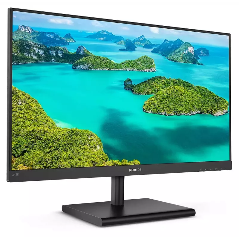 Philips E Line 245E1S/00 monitor de computador 60,5 cm (23,8 polegadas) 2560 x 1440 píxeis 2K Ultra HD LCD preto