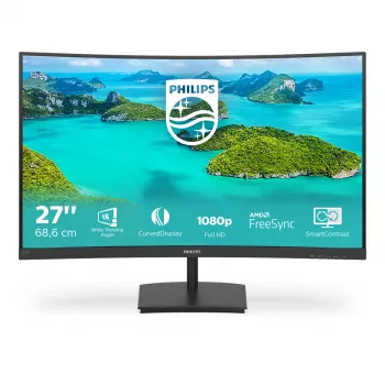Philips E Line 271E1SCA/00 monitor de computador 68.6 cm (27 polegadas) 1920 x 1080 píxeis Full HD LCD preto