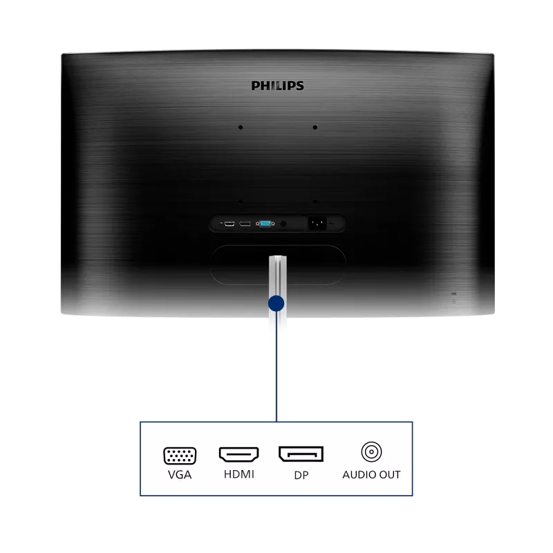 Philips E Line 325E1C/00 monitor de computador 80 cm (31.5 polegadas) 2560 x 1440 píxeis Quad HD LCD preto