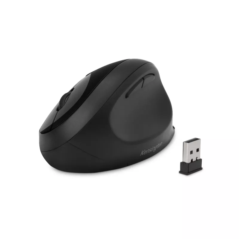 Kensington Pro Fit Ergo rato sem fios – preto, para destros, RF Wireless + Bluetooth, 1600 DPI, preto