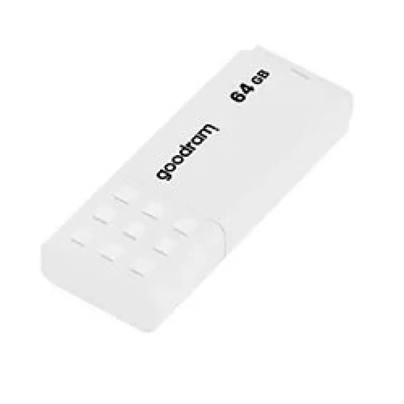 Pen USB GOODRAM UME2 64 GB USB 2.0 Type-A, branco, 20 MB/s leitura, 5 MB/s escrita