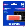 Pen USB GOODRAM UME3 16 GB USB Type-A 3.2 Gen 1 (laranja), 60/20 MB/s, caixa de plástico sem tampa