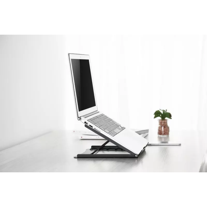 Suporte dobrável de aço para portátil/tablet DIGITUS com 5 posições ajustáveis